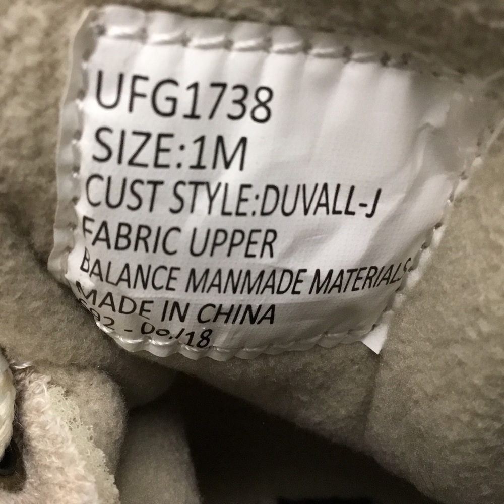 U.S. POLO ASSN. BOOTS Kids size 1 - Picture 6 of 8